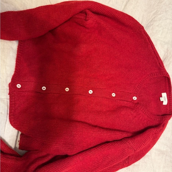 OZMA Everyday Cardigan in Red - Picture 5 of 8